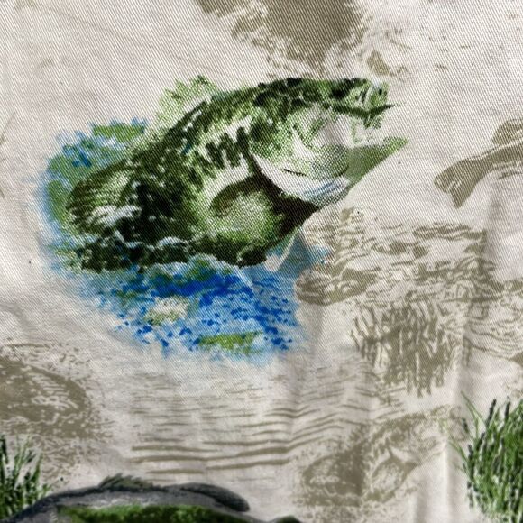 NWOT Cumberland Outfitters Bass Button Down Shirt. Size M medium 8/10 - Picture 5 of 9